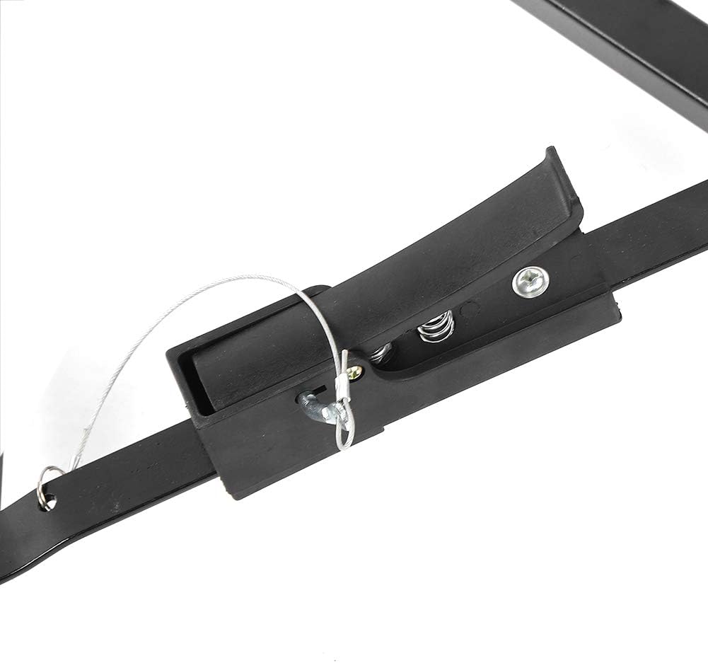 Portabiciclette per Auto in Acciaio - Montaggio su Traino - immagine 8