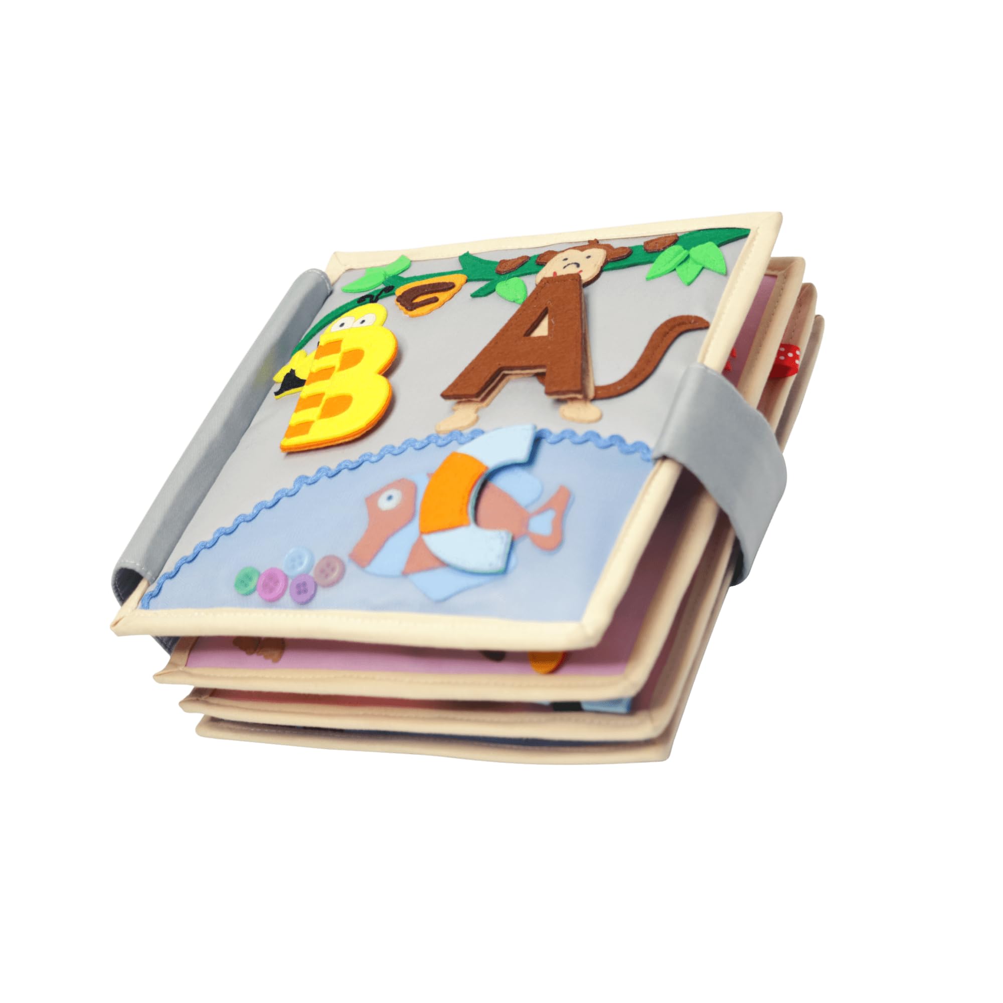 Jolly Designs - Il Mio Primo ABC Quiet Book Montessori