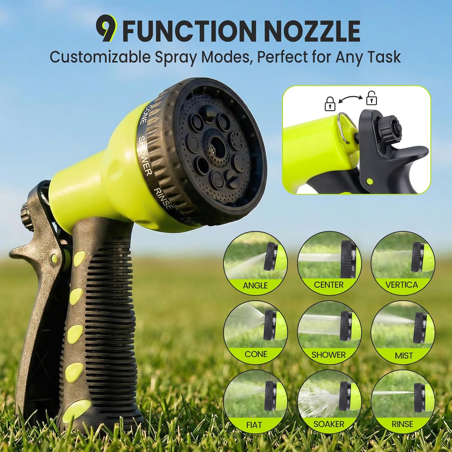 Avvolgitubo Retrattile da Giardino 40m + 2m - immagine 6