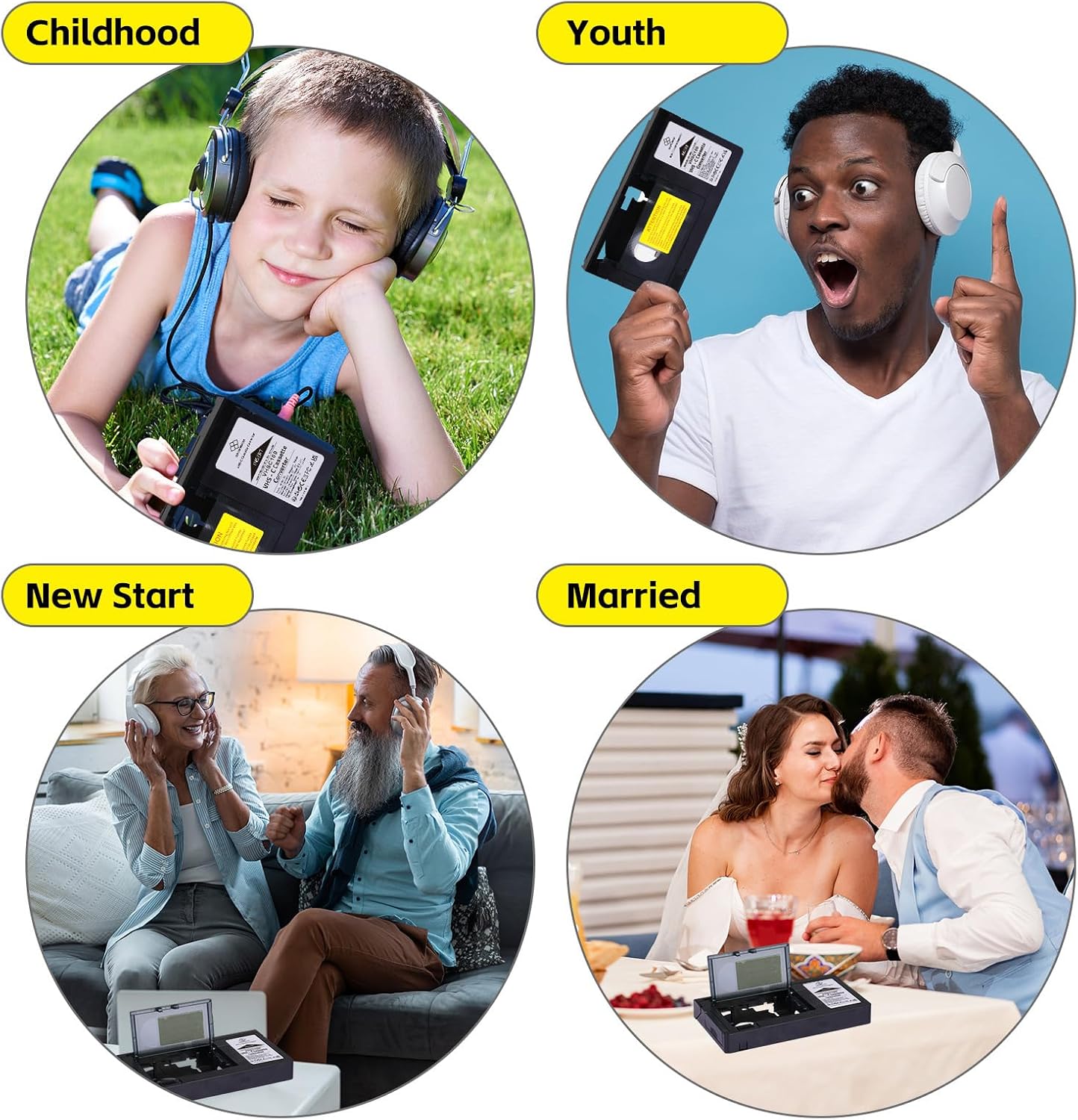 Adattatore da VHS-C a Cassetta VHS - immagine 3