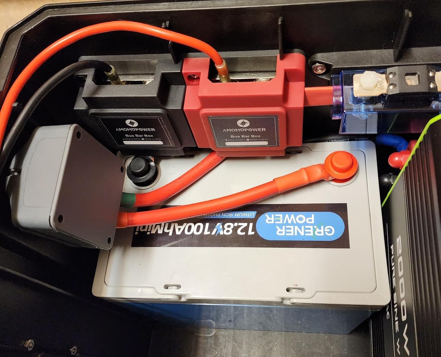 Gloaso Bus Bar Box 400A 12V-48V CC - immagine 2