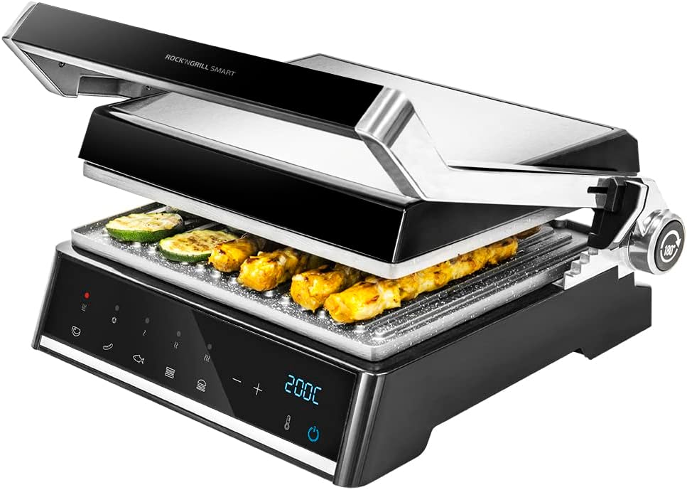 Cecotec Griglia Elettrica Rock'nGrill Smart Temp 2000W
