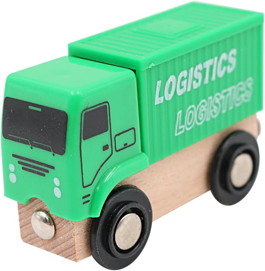 ieron Set di Treni in Legno 79 Pezzi - immagine 7