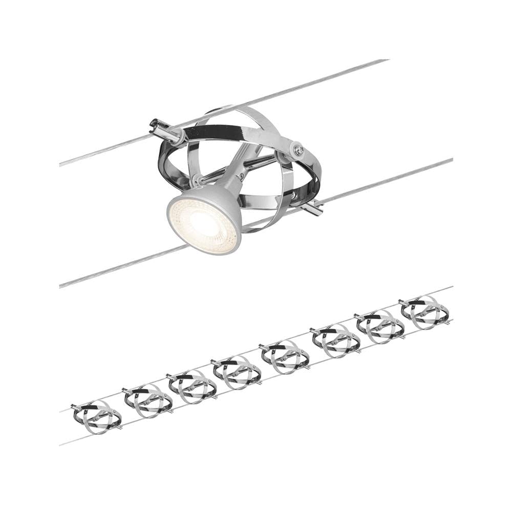 Paulmann Sistema Cavi per Faretti 94153 Set Cardan