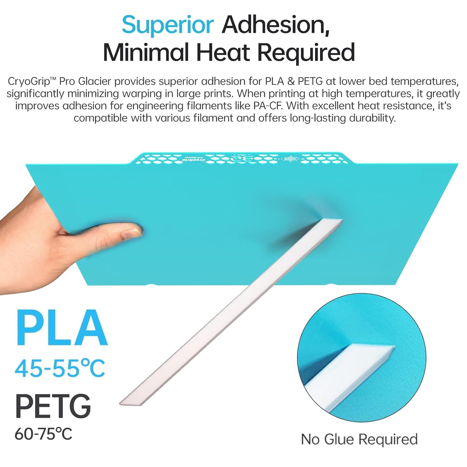 BIQU CryoGrip Pro Glacier Build Plate for K1 Max - immagine 3