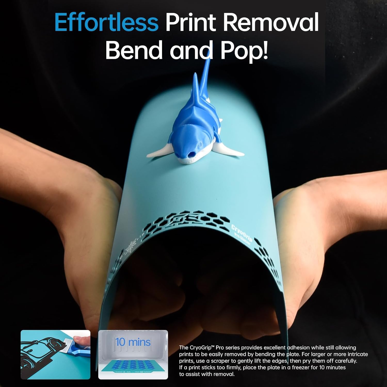 BIQU CryoGrip Pro Glacier Build Plate for K1 Max - immagine 6