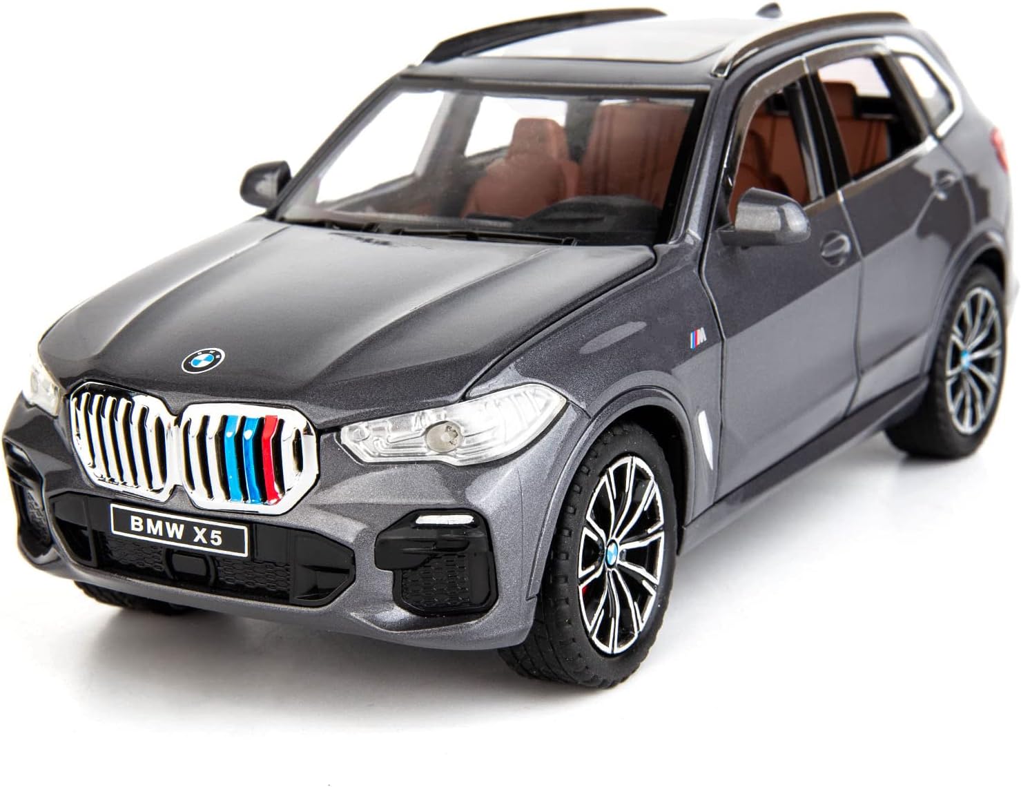Modellino Auto BMW X5 SUV 1:24 Grigio - immagine 1