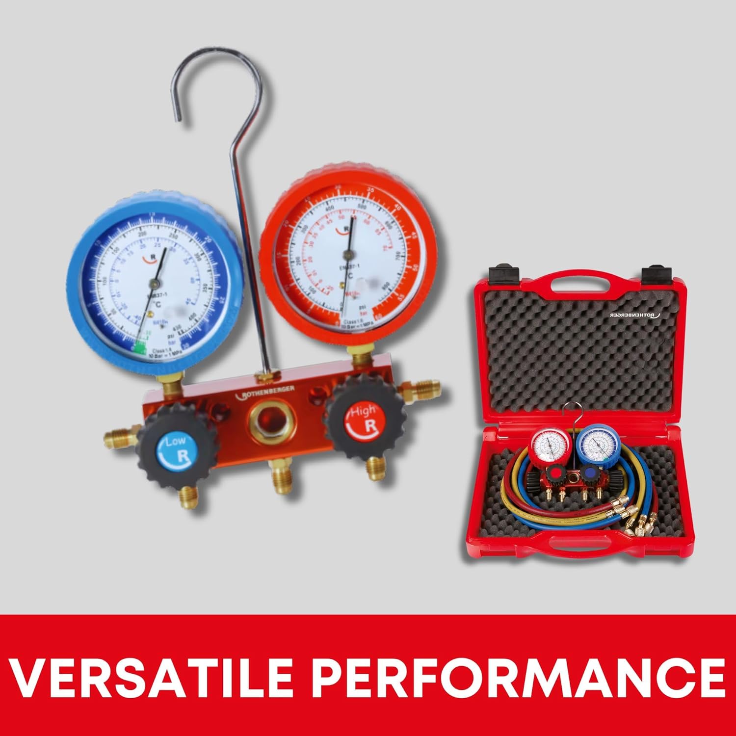 KIT MANOMETRICO 2 VIAS 3 MANGUERAS - immagine 5