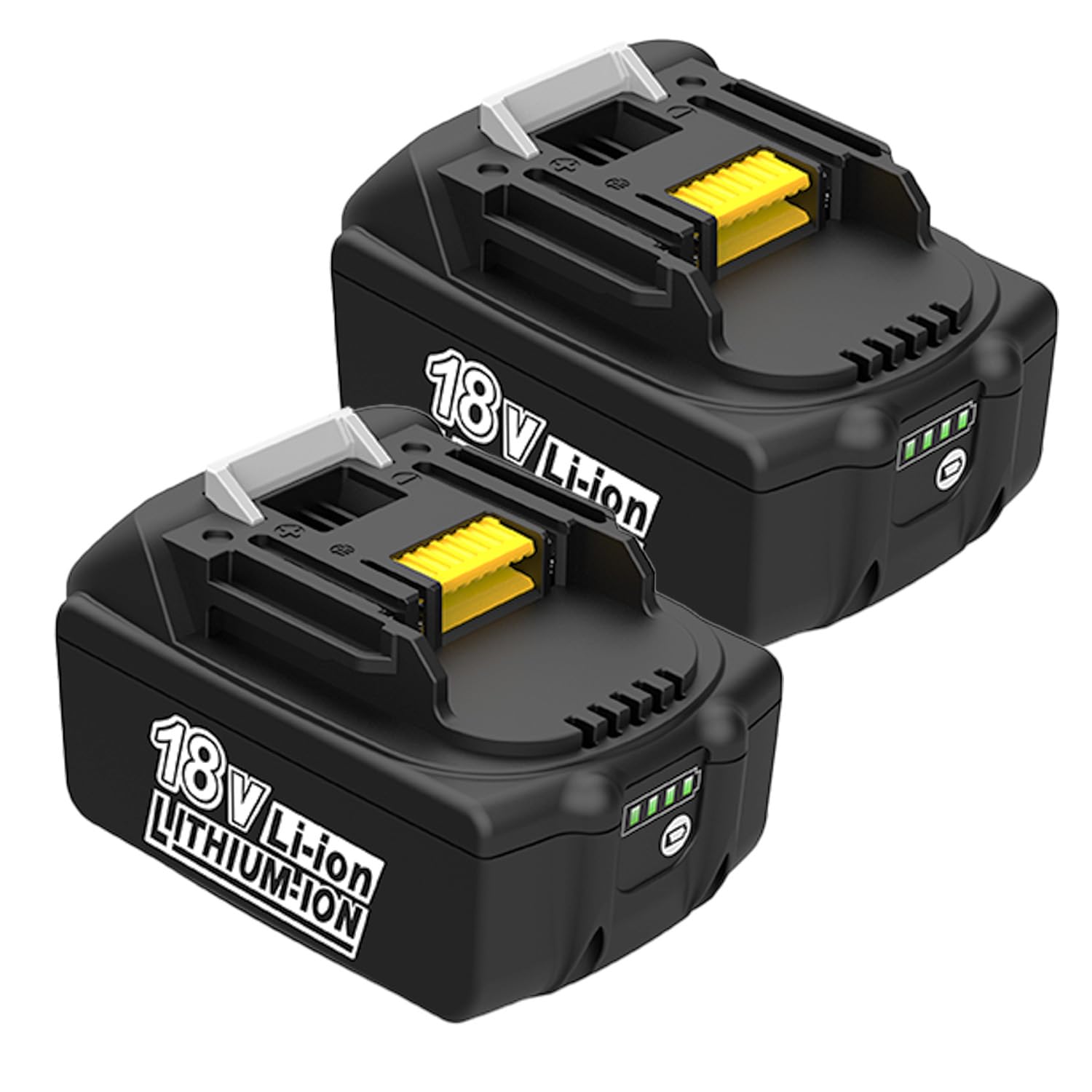 Energup 2 Pezzi Batteria per Makita 18V 5500mAh