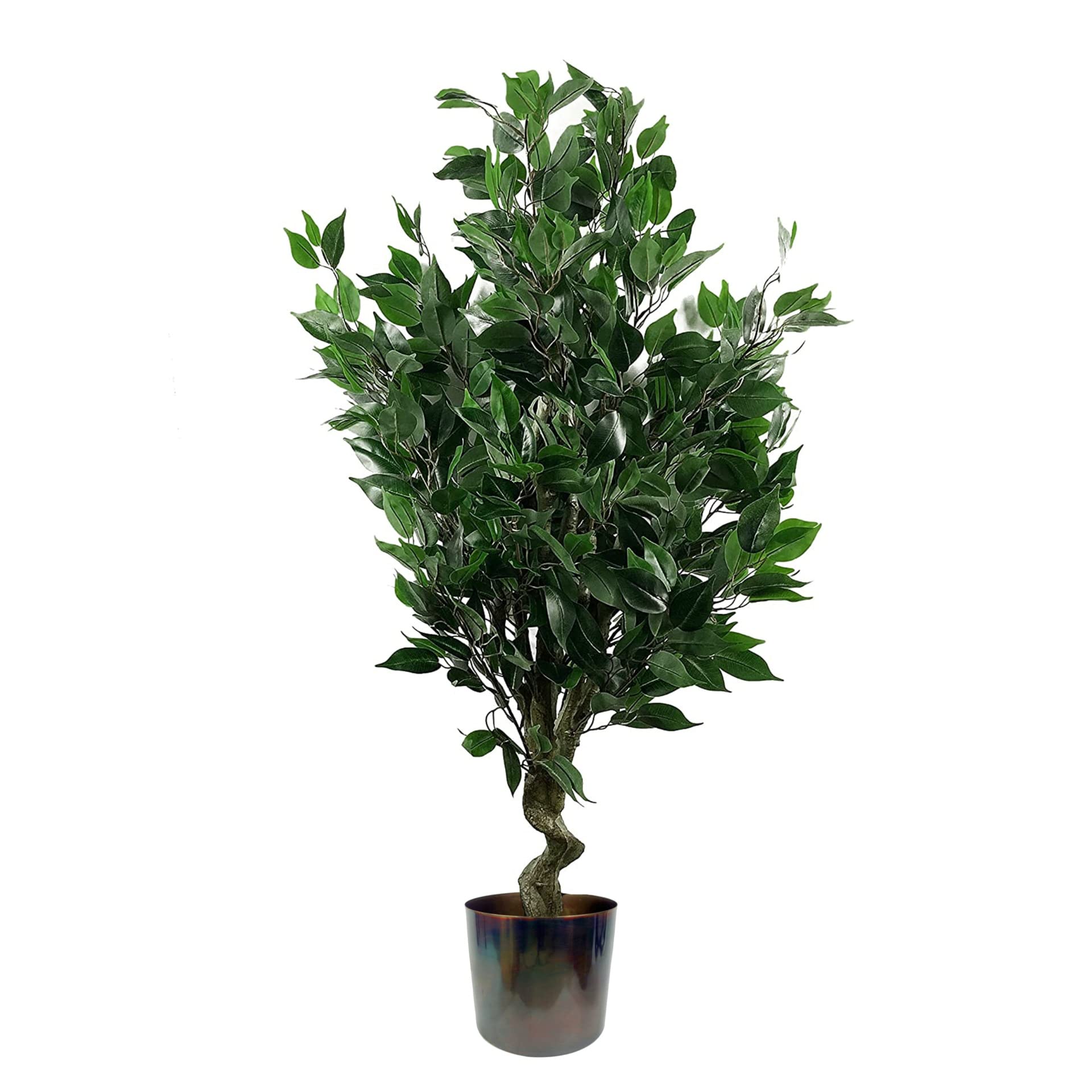 Leaf Albero di Ficus Artificiale Realistico 110cm
