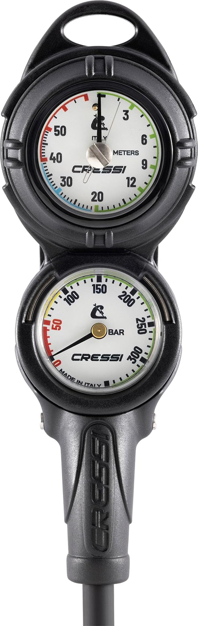 Cressi PD2 Pressure+Depth Gauge - Console Immersioni, Bianco