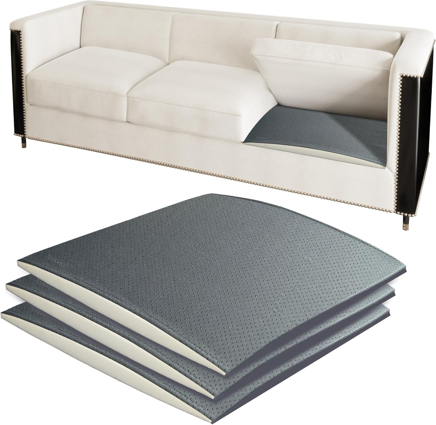 Supporto per Cuscino Seduta Divano 52x52 cm (3 Pezzi)