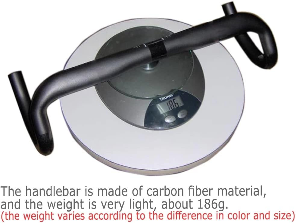 Alfa Pasca Manubrio Bici Strada Carbonio 31.8mm 400 - immagine 2