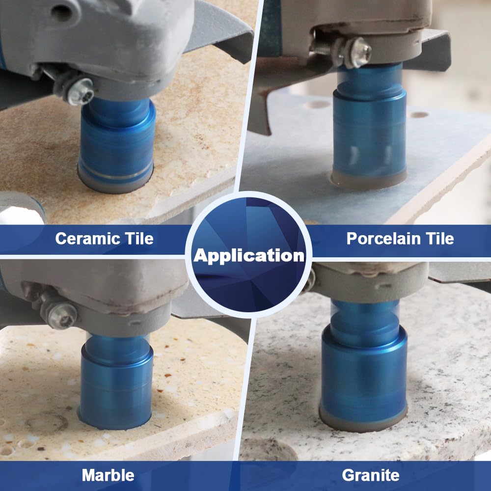 BRSCHNITT Punte Diamantate Gres Porcellanato 25/35/50/68mm - immagine 5