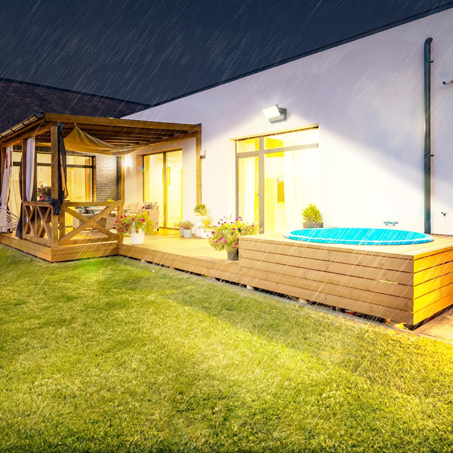 Kingwei Applique da Parete LED Esterno/Interno 40W 2 Pezzi - immagine 6