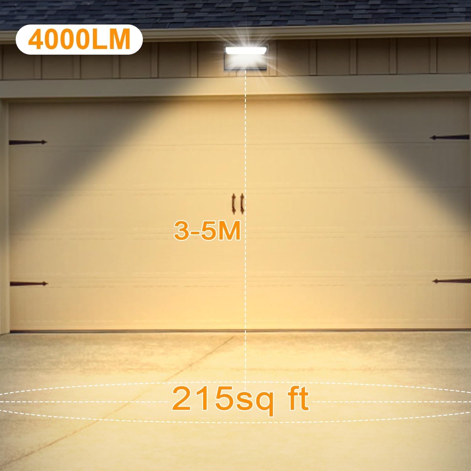 Kingwei Applique da Parete LED Esterno/Interno 40W 2 Pezzi - immagine 7