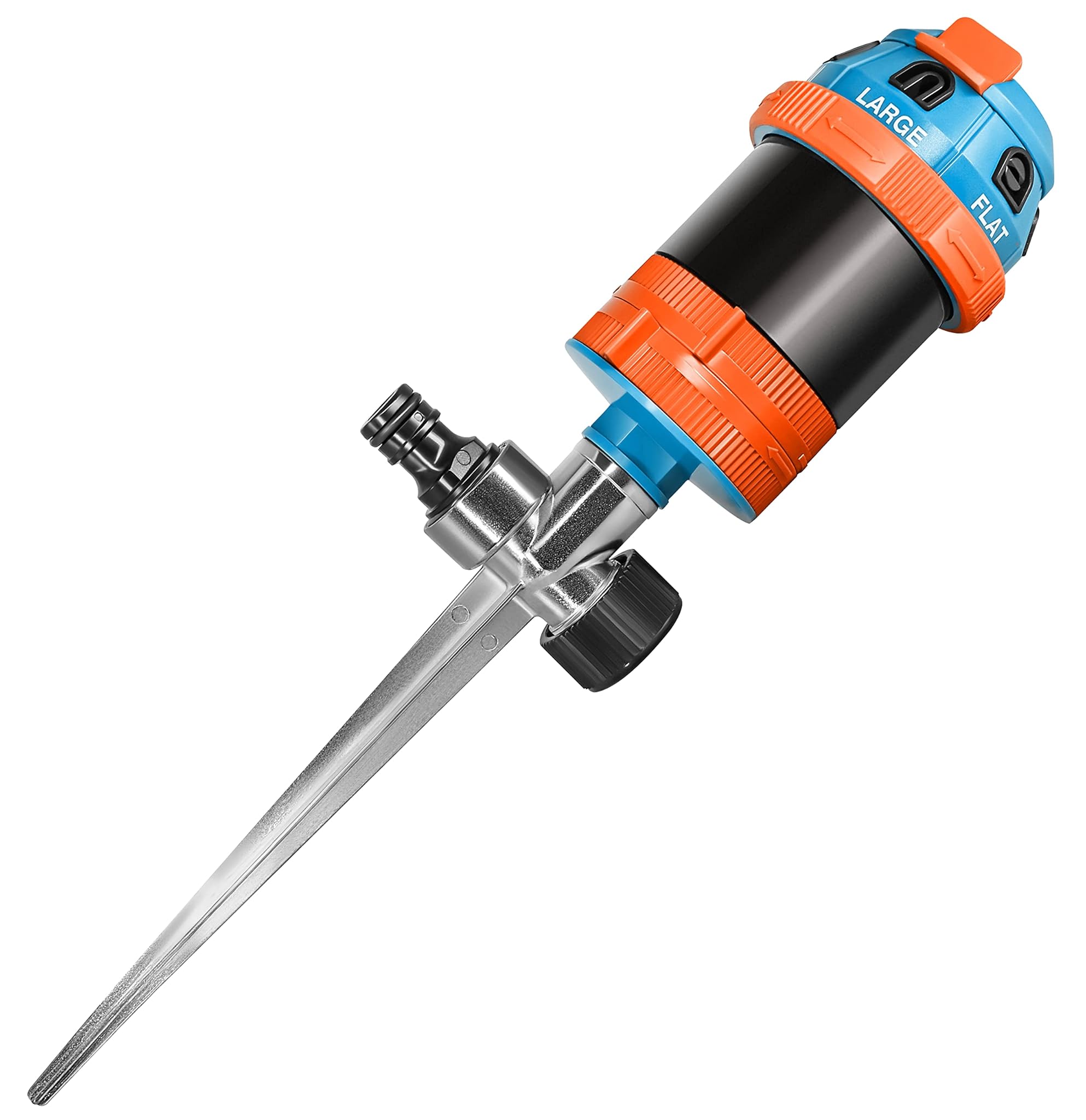 Grüntek Irrigatore Giardino Rotante 360° con Punta Metallo