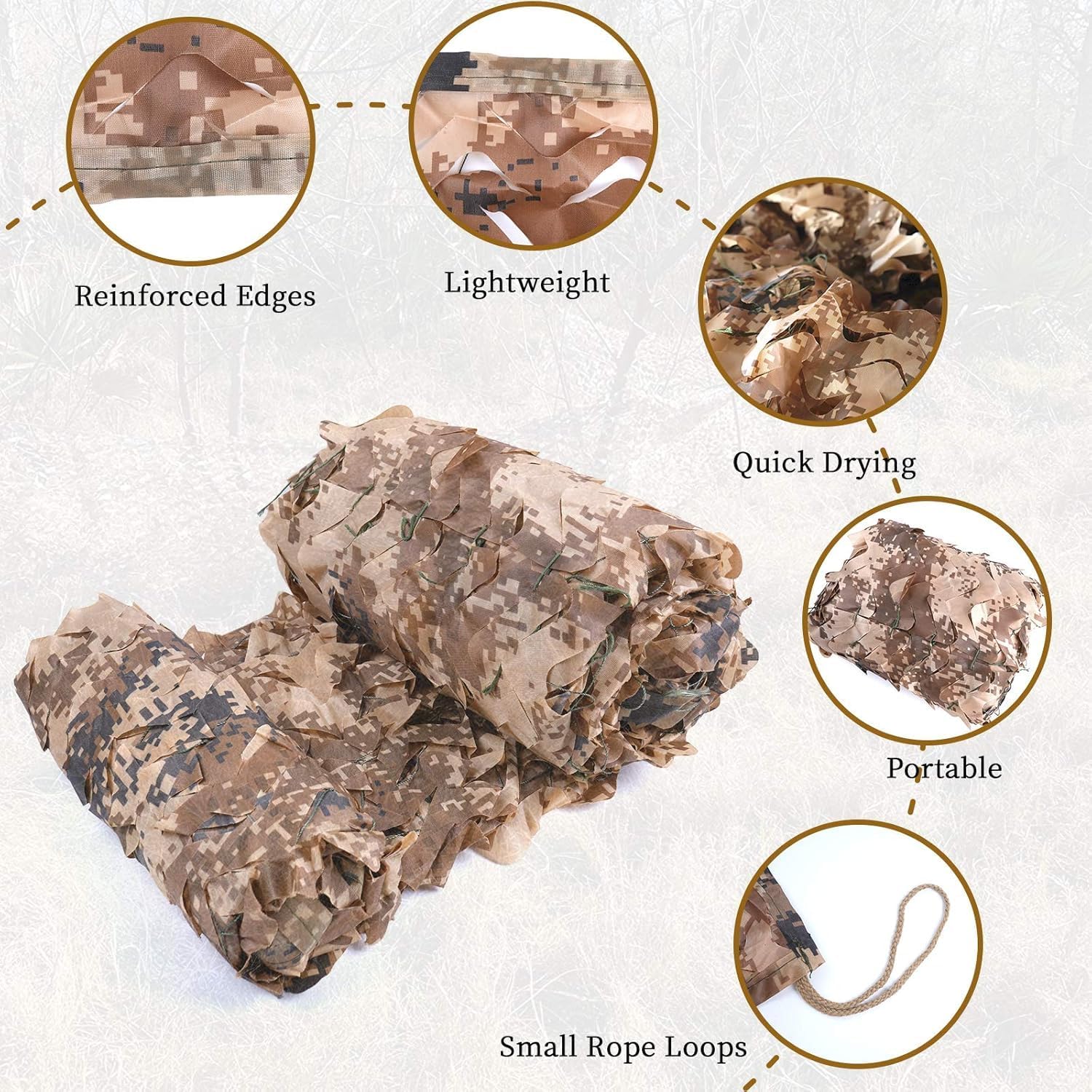 Newfun Rete Mimetica Ombreggiante 6x4M - immagine 3