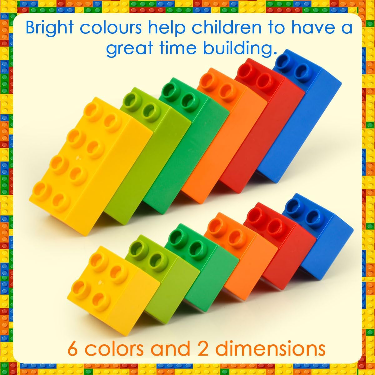 OctBird 60Pzs Mattoncini da Costruzioni Grandi - immagine 5