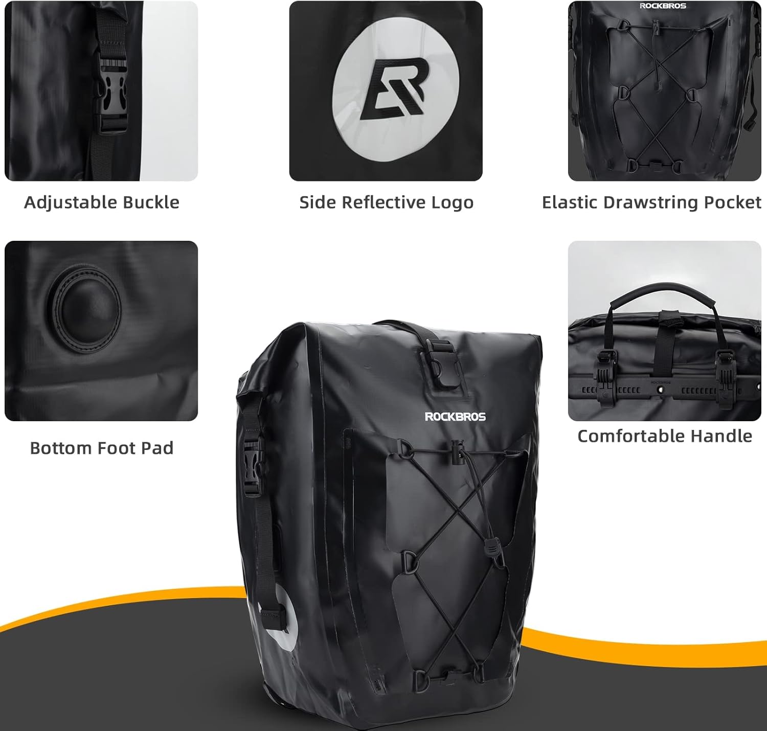 Rockbros Borsa Bici Posteriore Impermeabile 25L - immagine 5