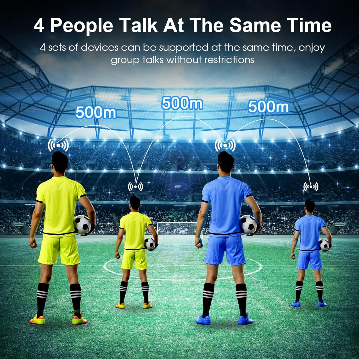 Solamr V4C PLUS Interfono Arbitro Bluetooth 5.1 - 3PACK - immagine 6