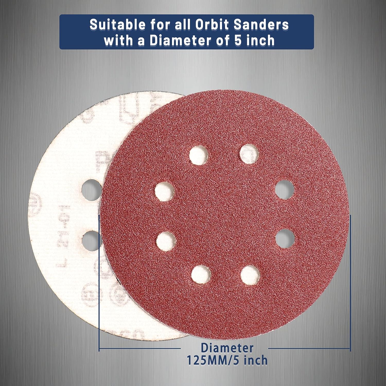 Stebruam 105 Pezzi Dischi Abrasivi 125mm - immagine 2