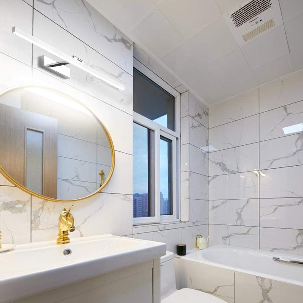 Klighten Luce Specchio Bagno LED 60cm Girevole 180° - immagine 3