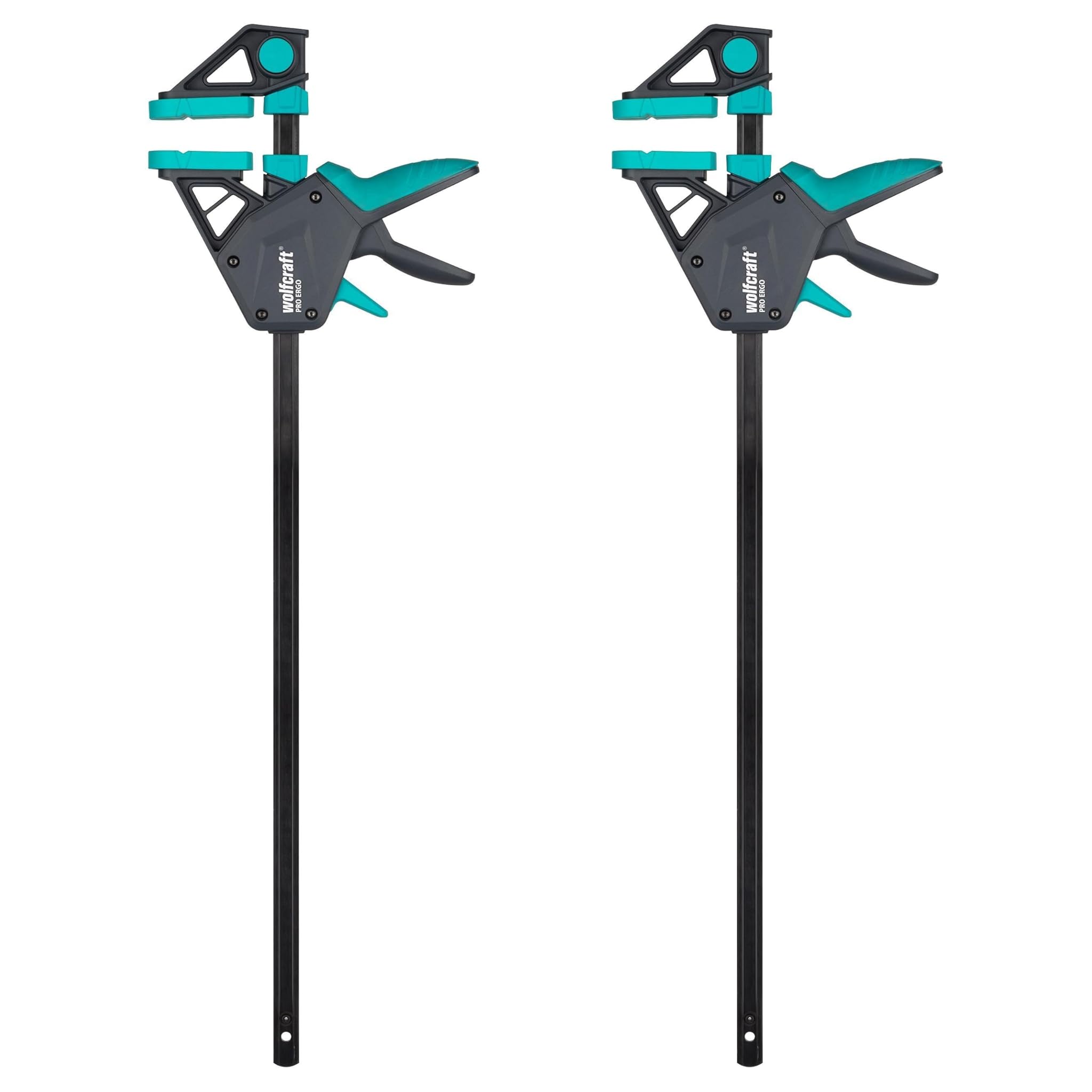 Wolfcraft 2 Pinze a una Mano PRO Ergo 450mm