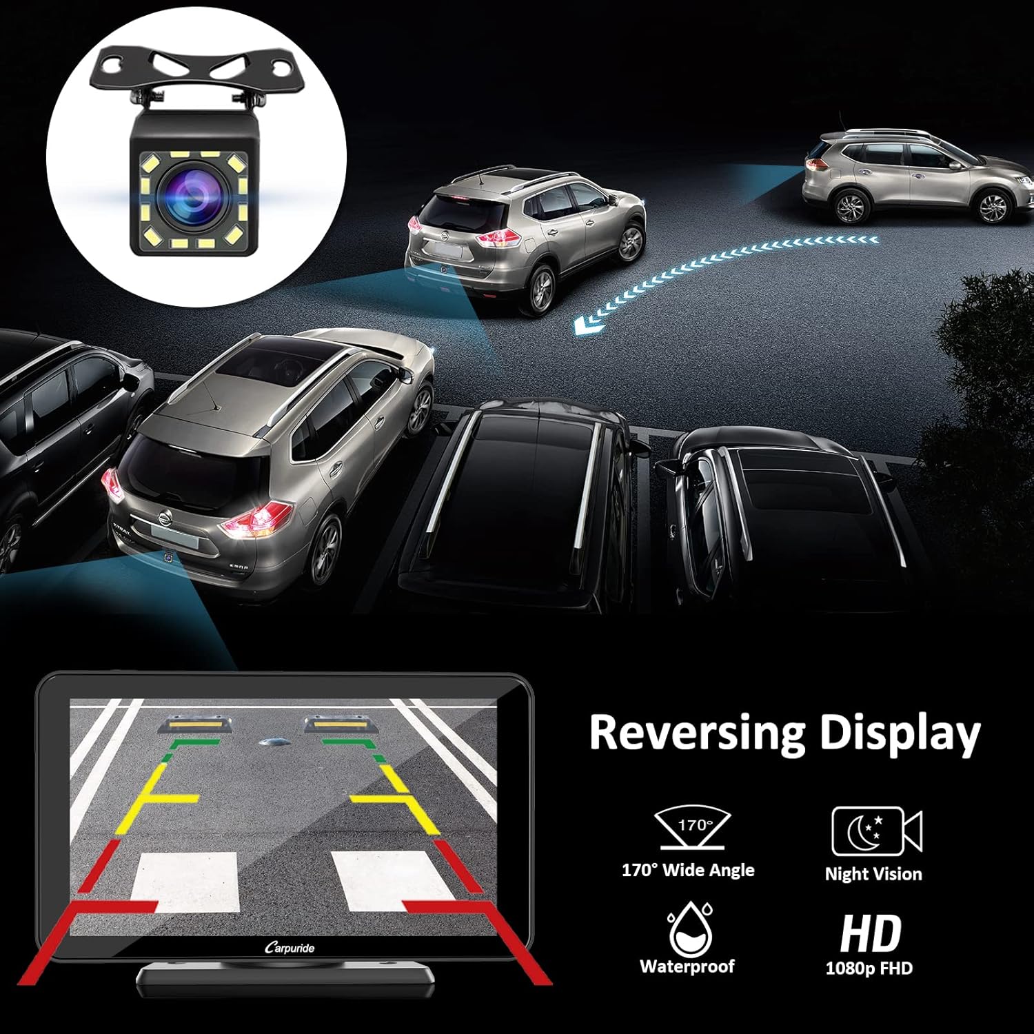 Carpuride Autoradio Portatile 7" con Wireless Carplay - immagine 8