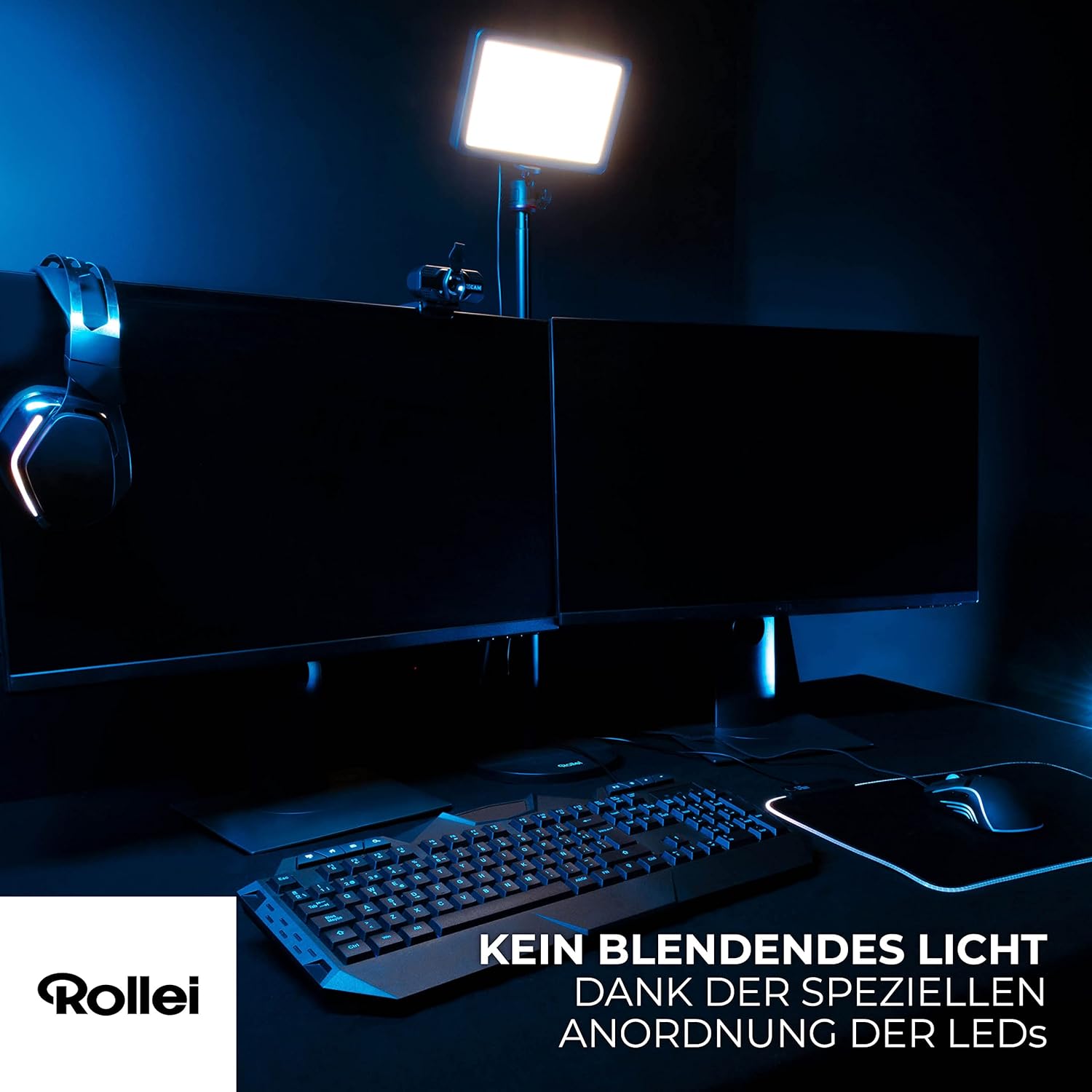 Rollei Lumis Key-Light - Luce LED Video con Treppiede - immagine 5