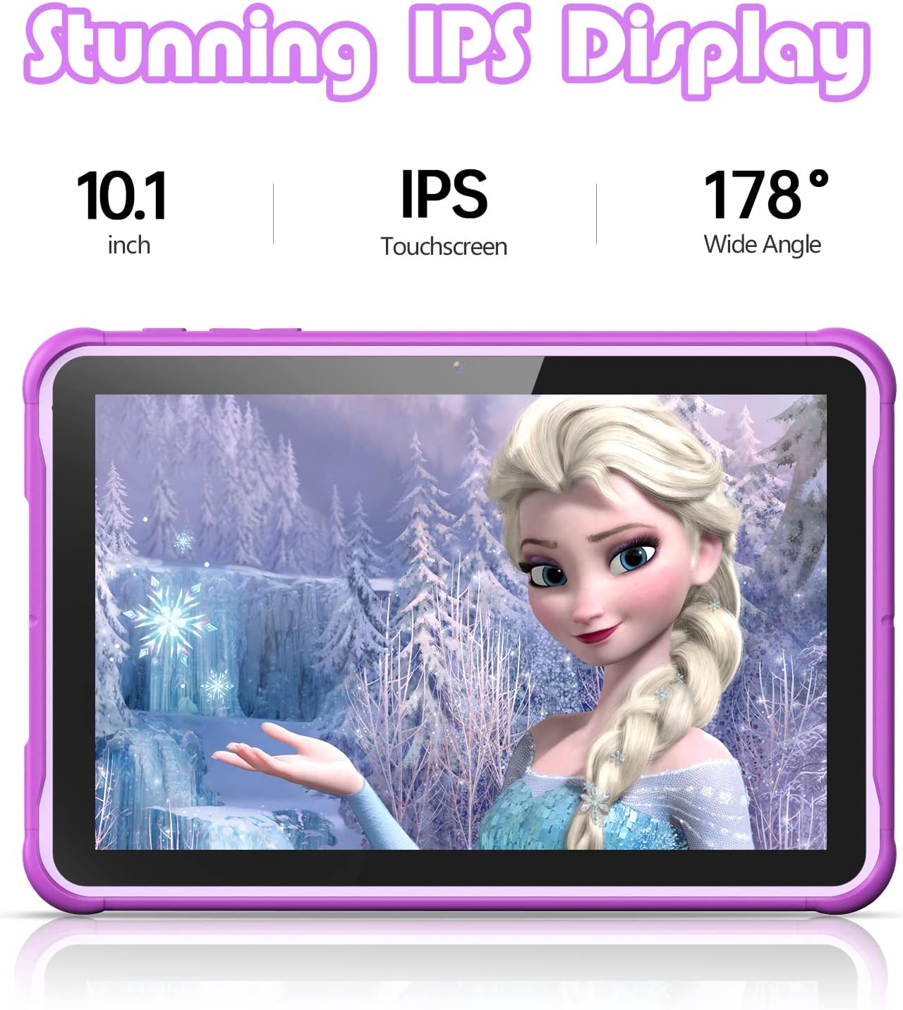 Pritom Tablet per Bambini 10 Pollici, Viola - immagine 4