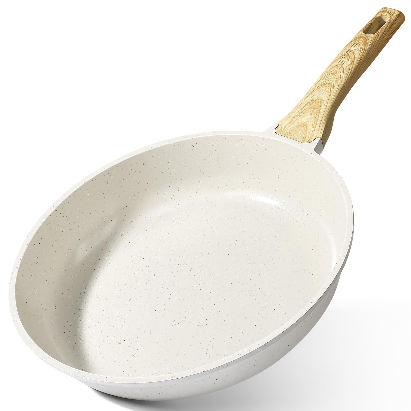 Gipp Padella Antiaderente in Ceramica 30cm, Bianco