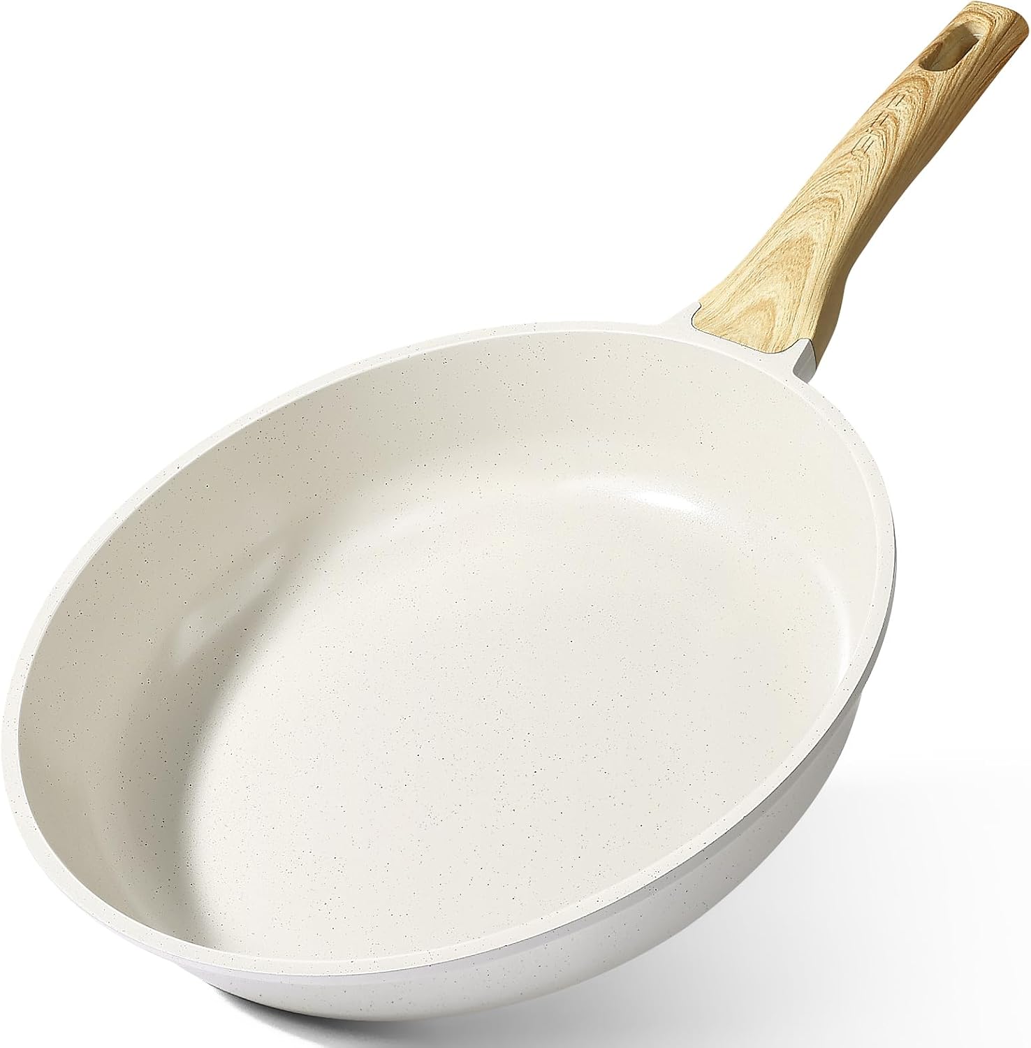 Gipp Padella Antiaderente in Ceramica 30cm, Bianco - immagine 1