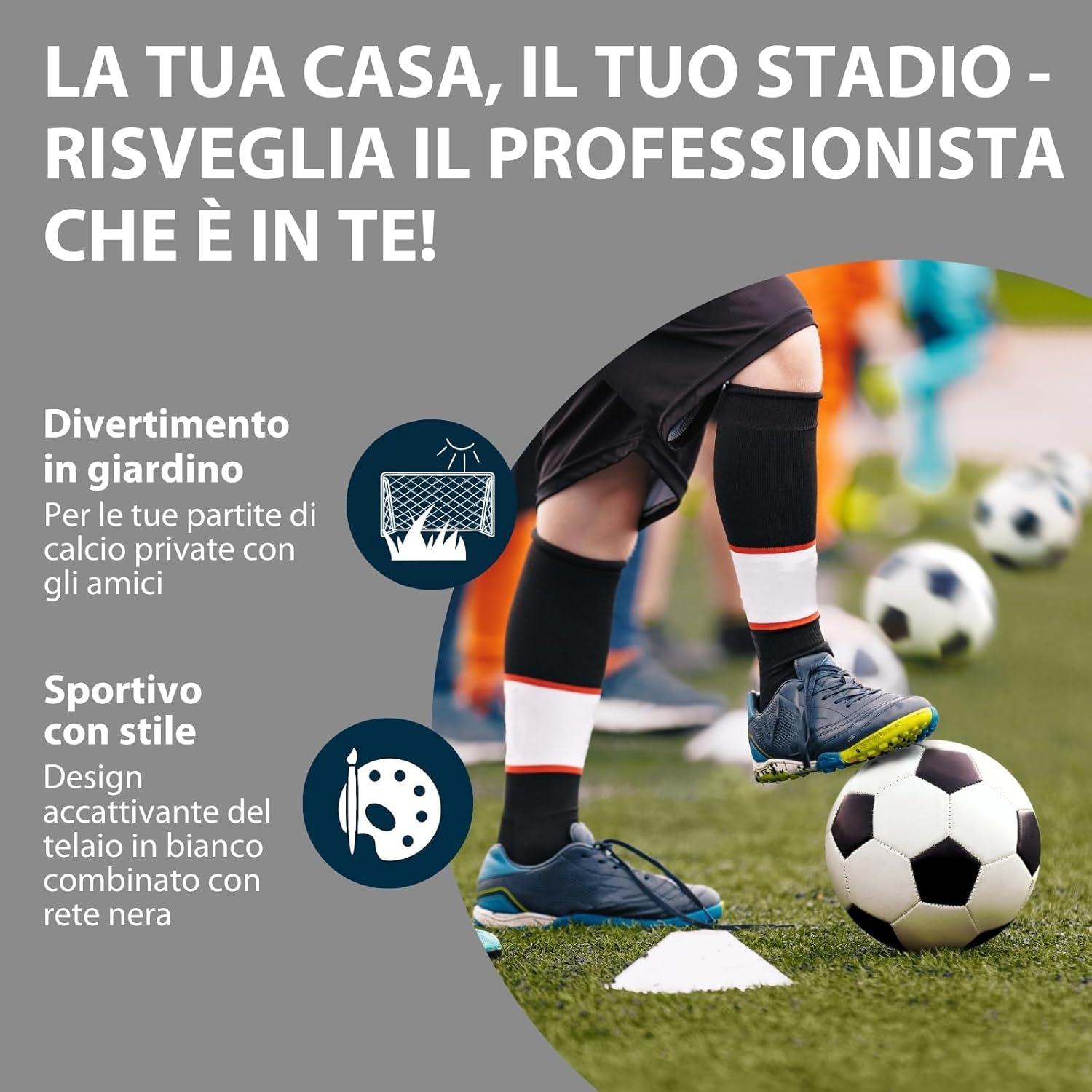 Hudora Porta da Calcio Advanced 120/180/240/300 - immagine 7