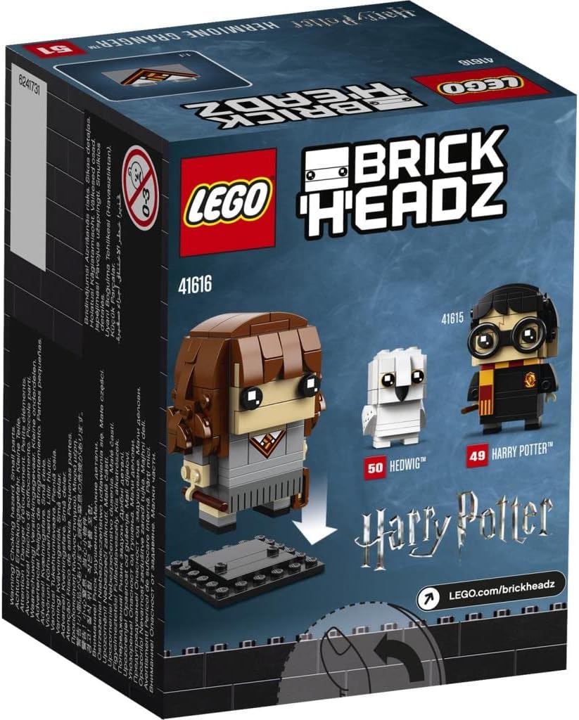 LEGO BrickHeadz - Hermione Granger, Giocho di Costruzioni, Multicolore, 41616 - immagine 3