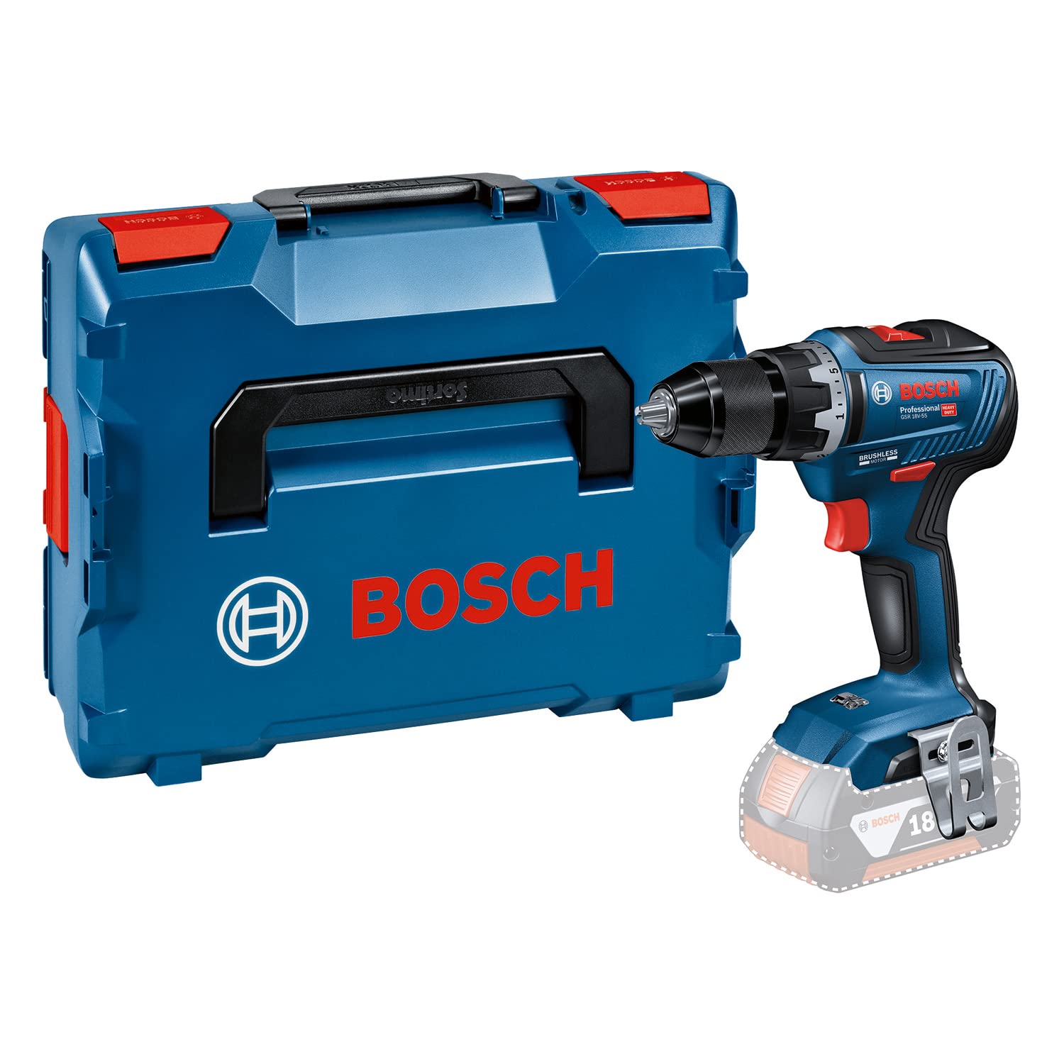 Bosch Professional 18V System - Trapano-Avvitatore GSR 18V-55