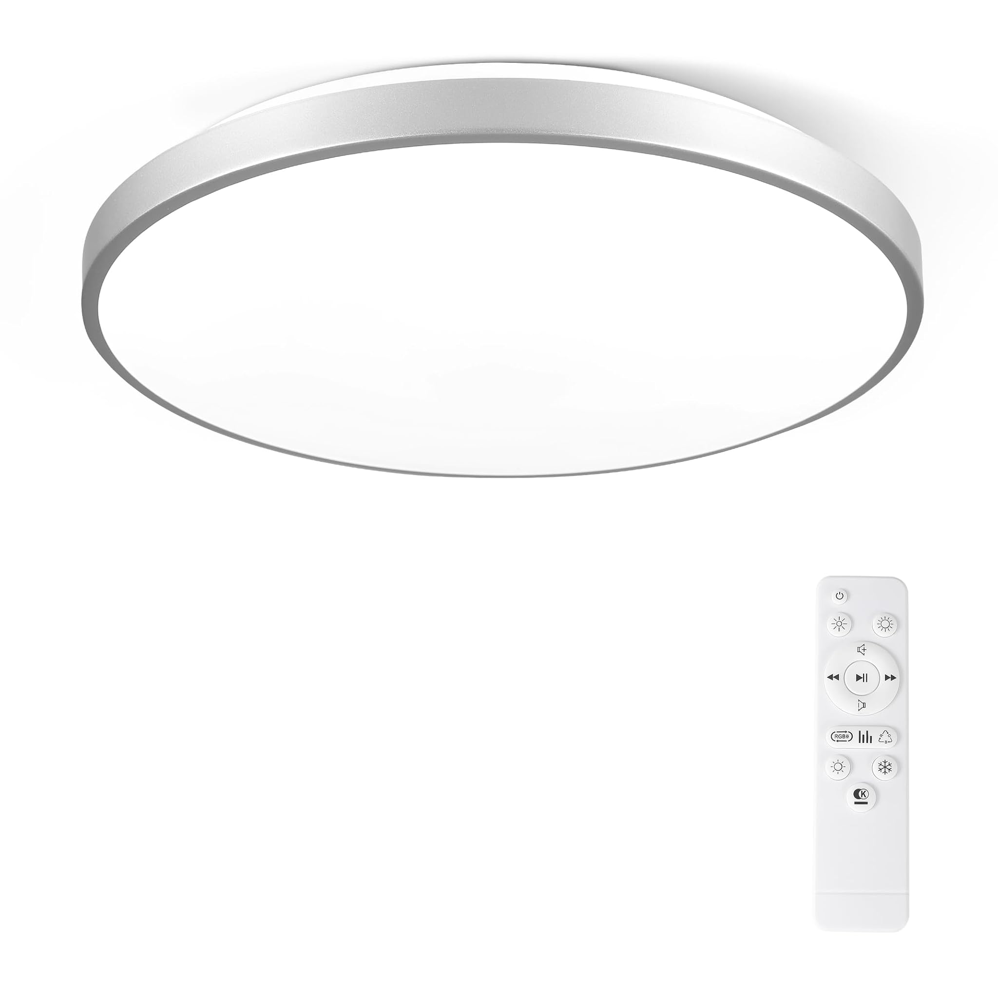 Horevo Lampada da Soffitto LED Bluetooth 40cm