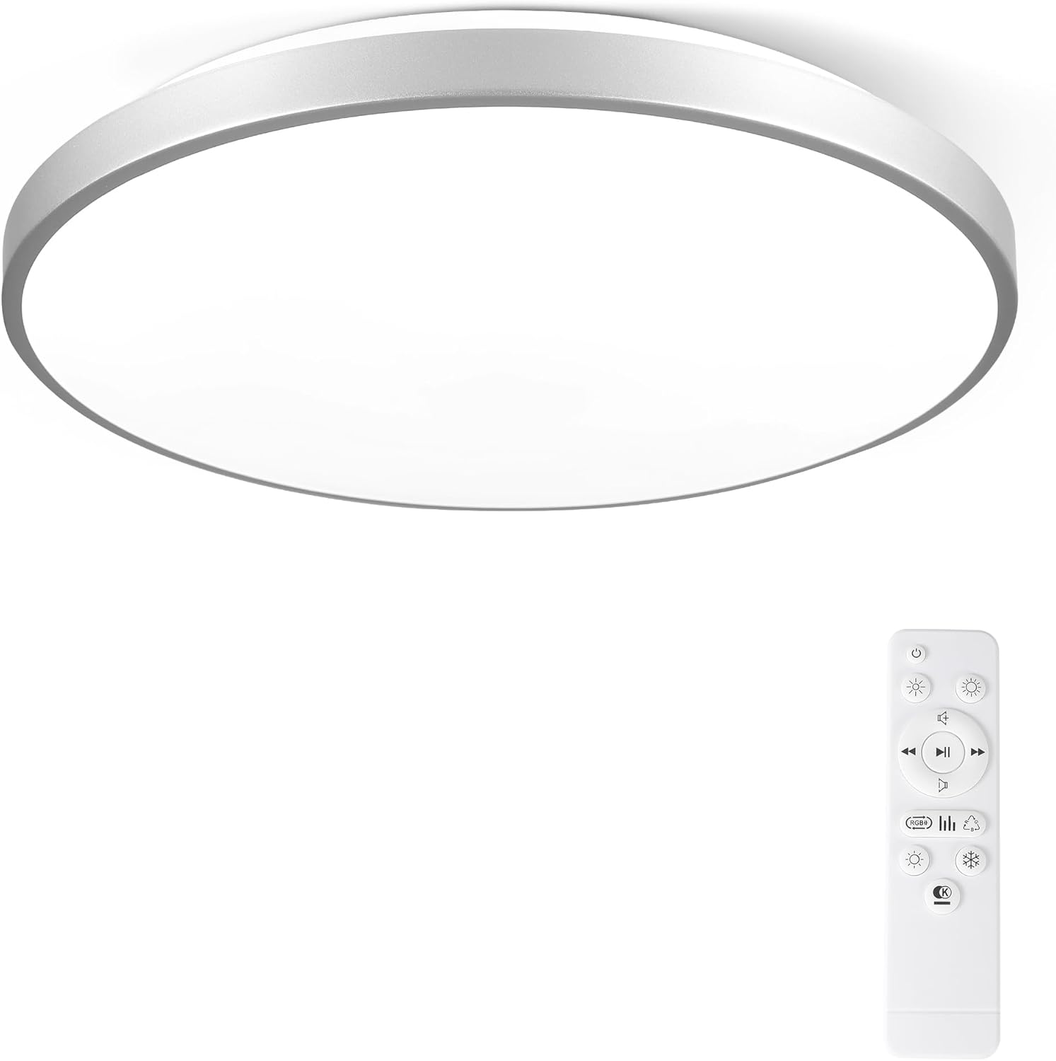 Horevo Lampada da Soffitto LED Bluetooth 40cm - immagine 1