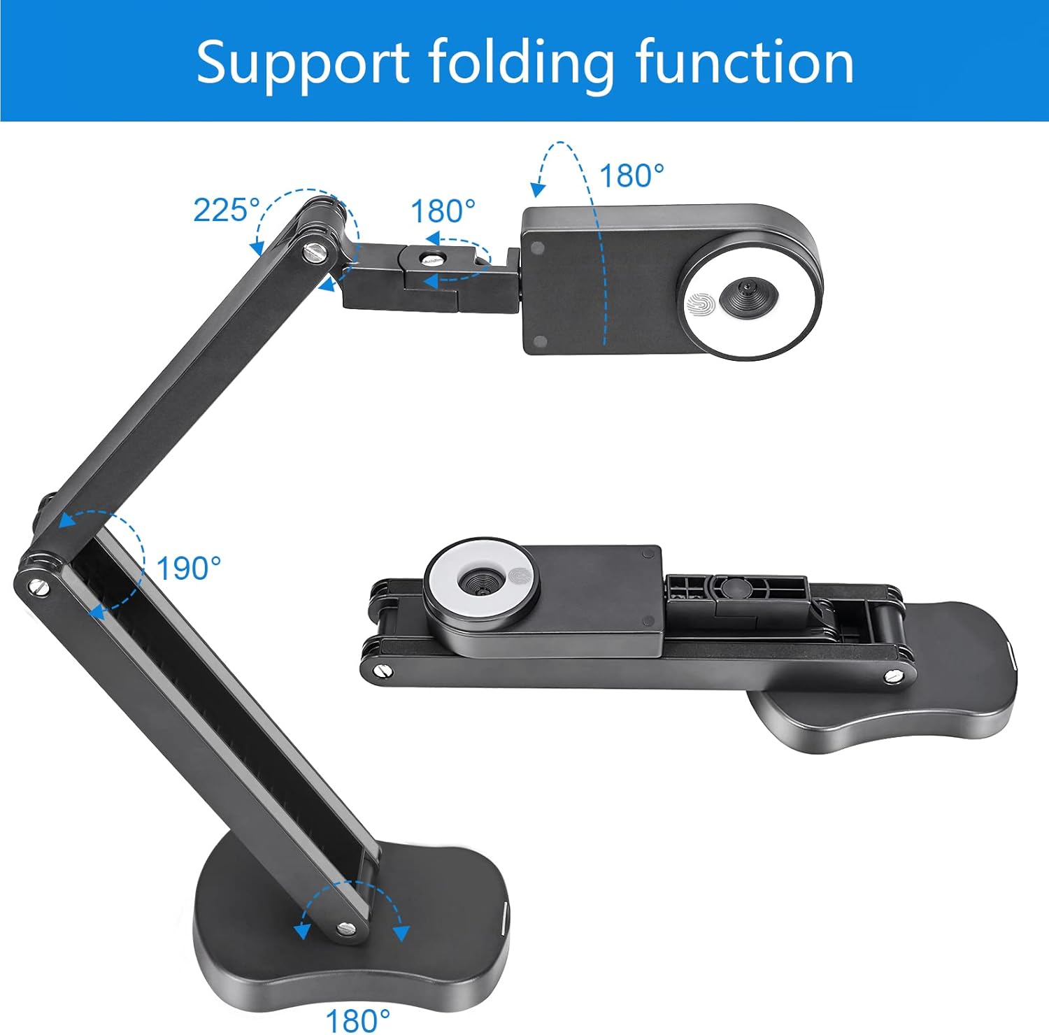 kitchbai 8MP Telecamera e Visualizzatore Documenti USB - immagine 3