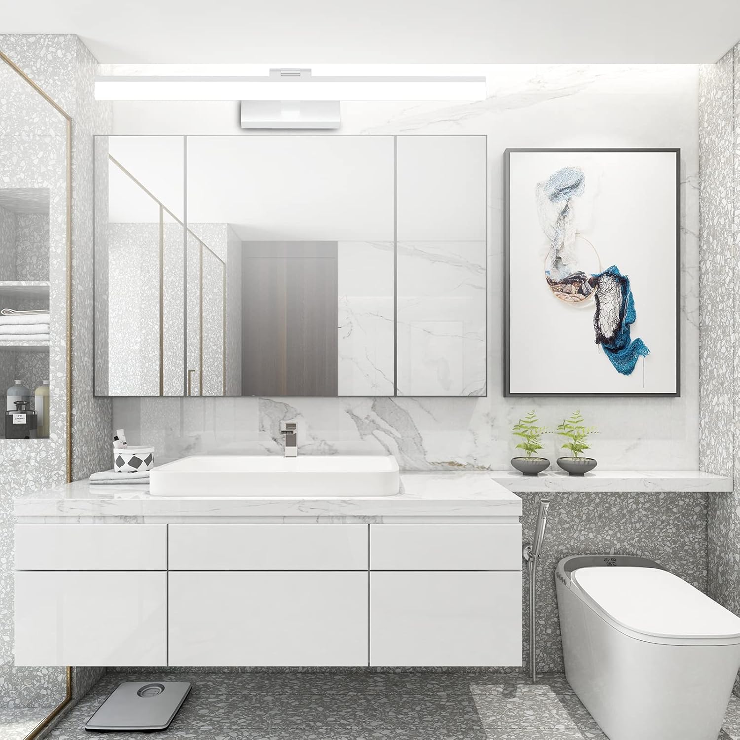 Klighten Lampada da Specchio 60CM 910LM 18W - immagine 4