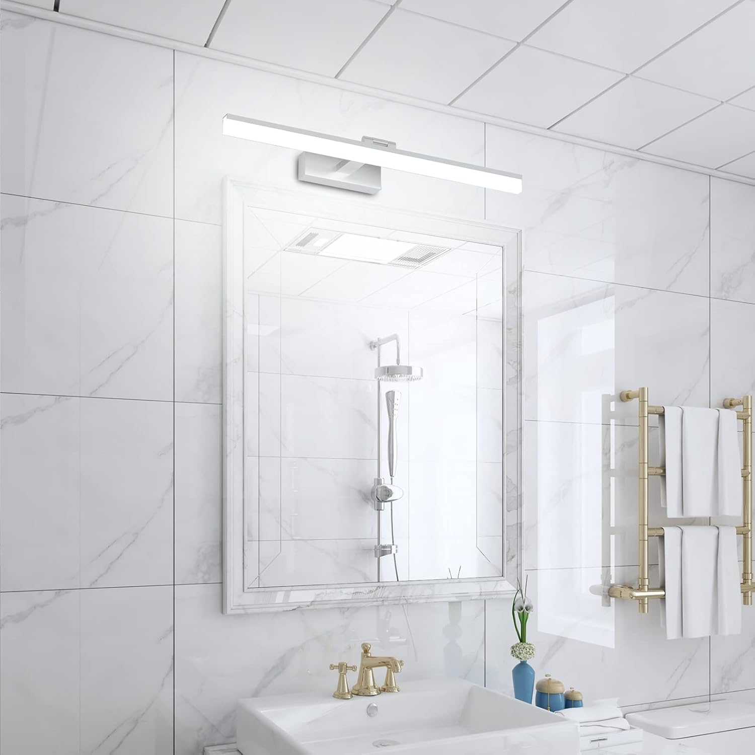 Klighten Lampada da Specchio 60CM 910LM 18W - immagine 5