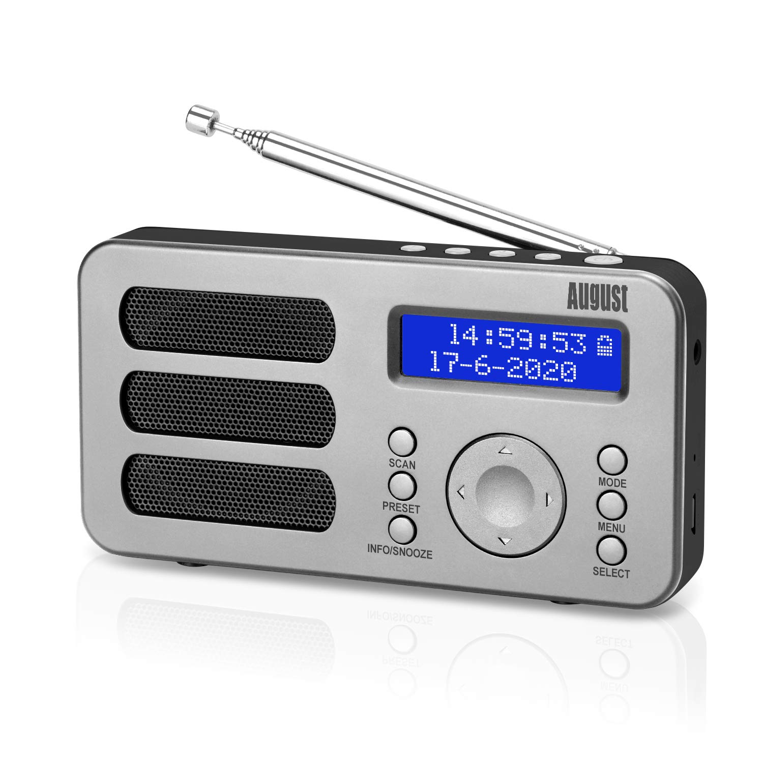 August MB225 Radio Digitale Portatile DAB+/DAB/FM