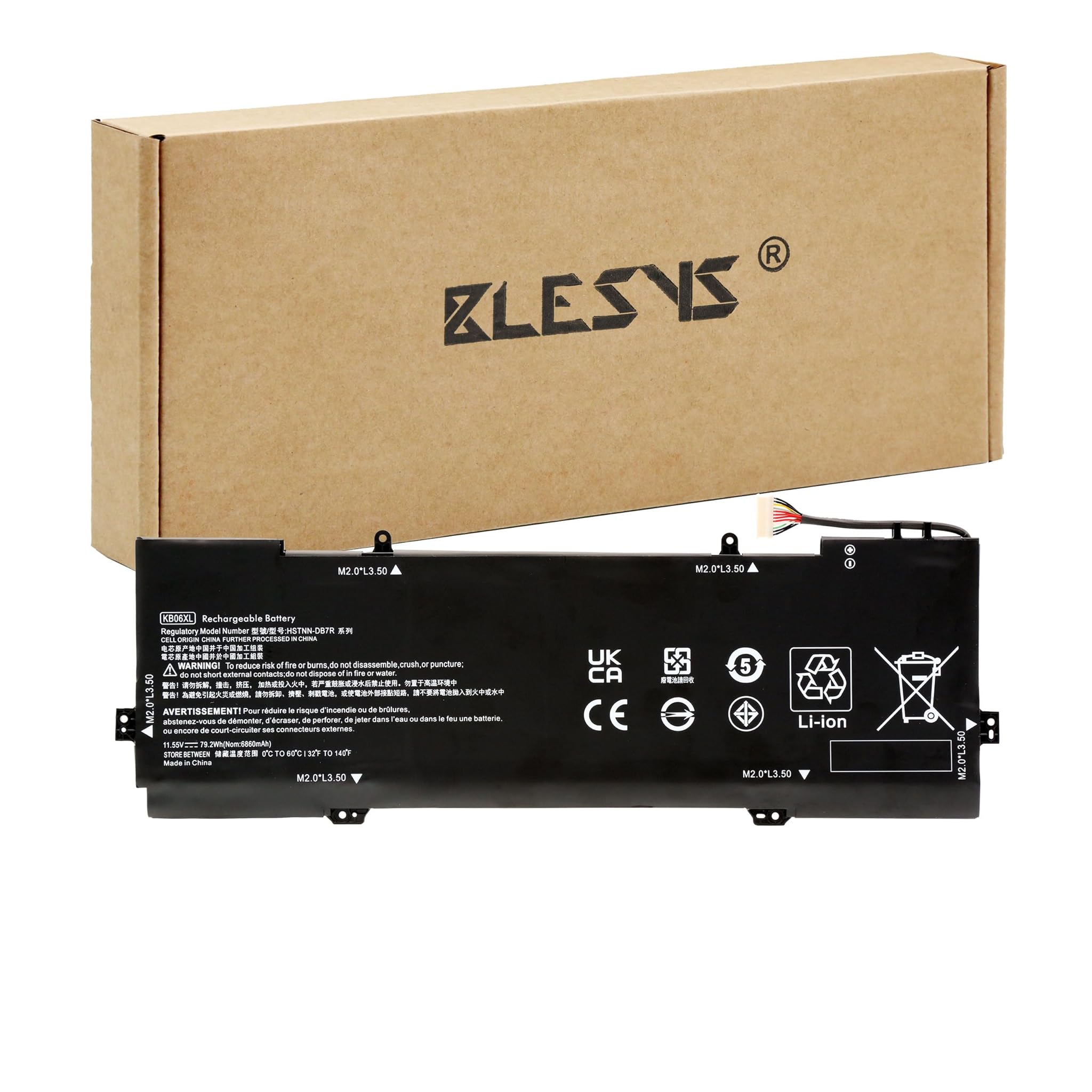 Blesys KB06XL Batteria per HP Spectre x360 15-bl