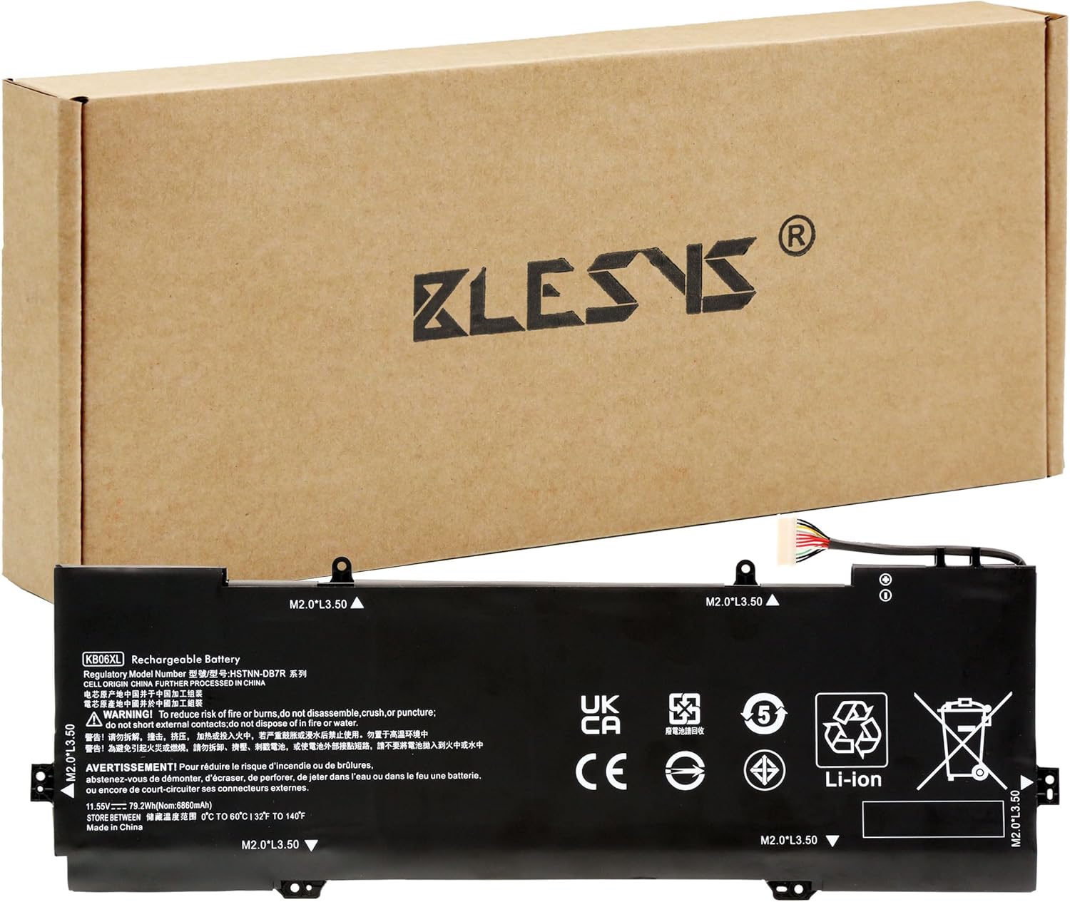 Blesys KB06XL Batteria per HP Spectre x360 15-bl - immagine 1