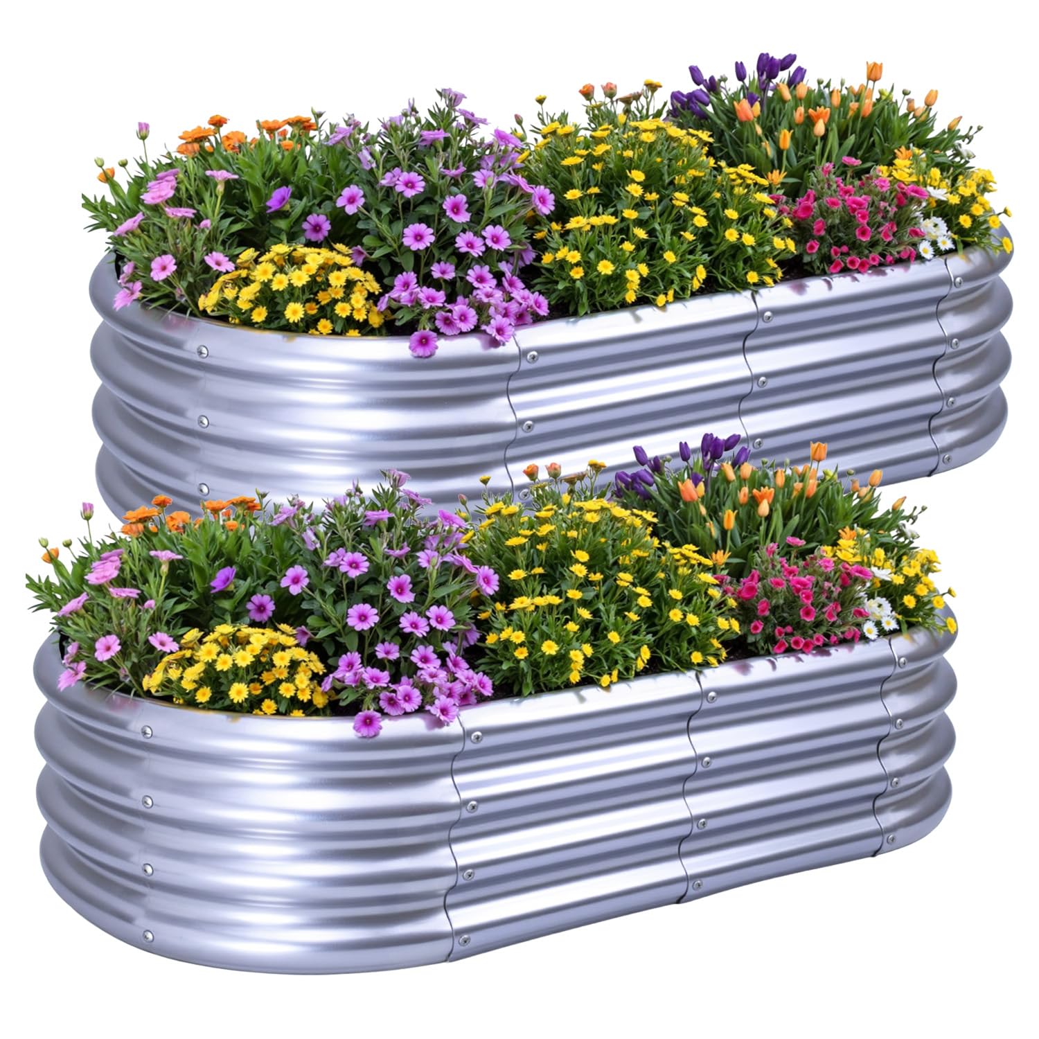 Letto per Orto Rialzato (Ovale, 4x2x1 FT)