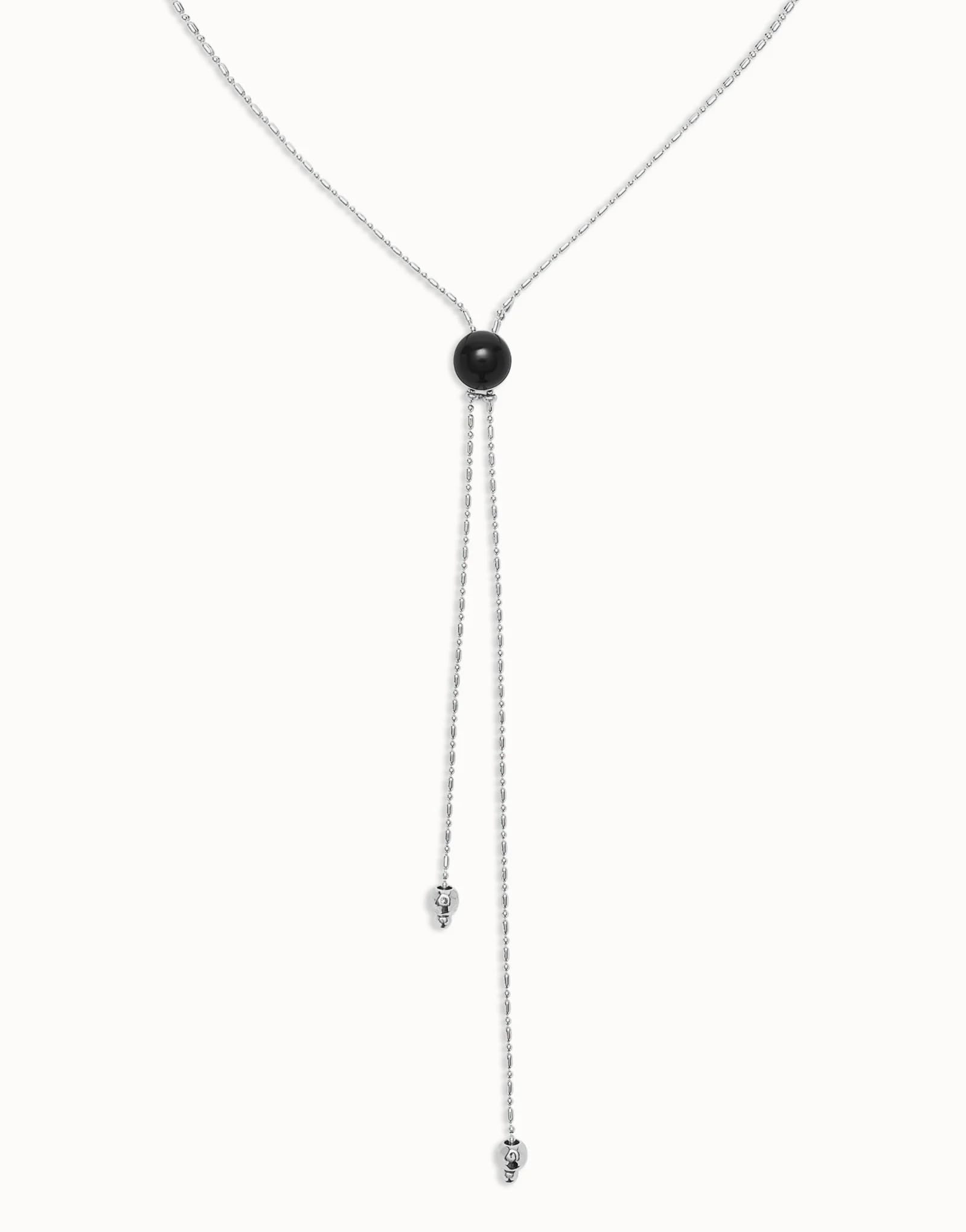 UNO DE 50 Pendente Lungo Placcato Argento