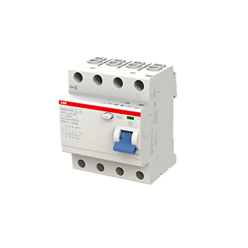 ABB F204 A S 40A 300MA INTERR.DIFFERENZ.PURO 4P, White