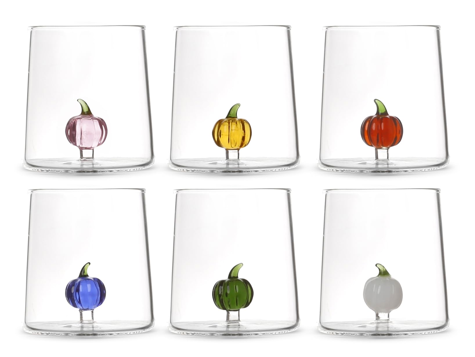 H&h - Set 12 Bicchieri Vetro Borosilicato Cl 29