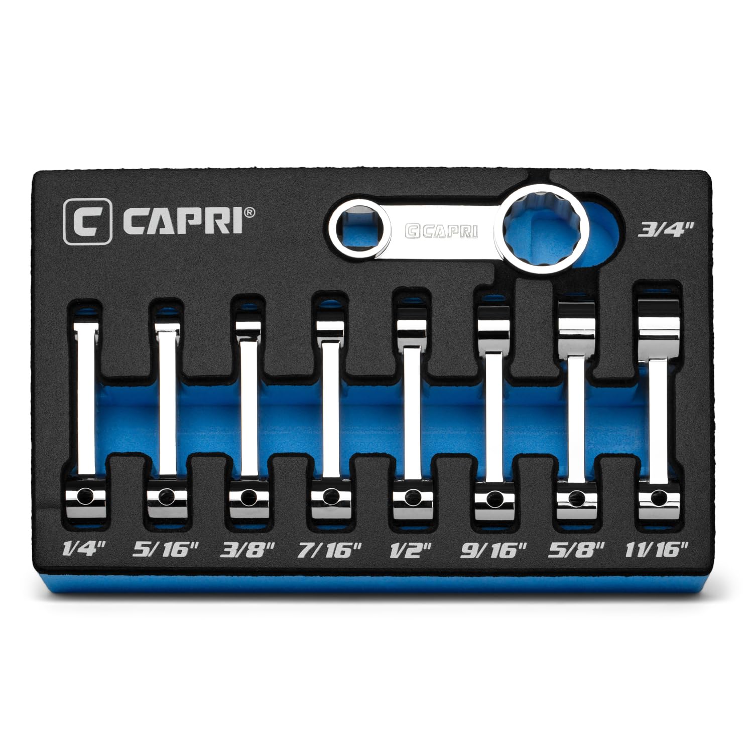 Capri Tools Set Adattatori Coppia 3/8" SAE 9 pz