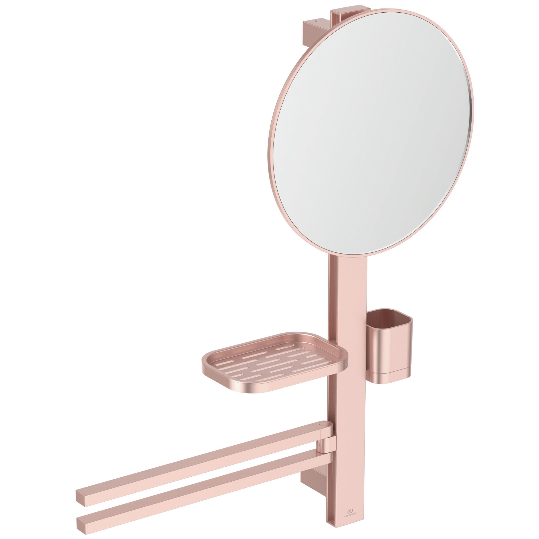 Ideal Standard - Alu+, Barra multifunzione M, Beauty bar per il bagno, Rosé